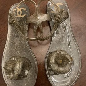 Chanel jelly sandals